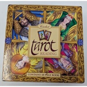 Cachet Tarot Reading 2003 Card Deck Box Set Hardcover Book Witchcore